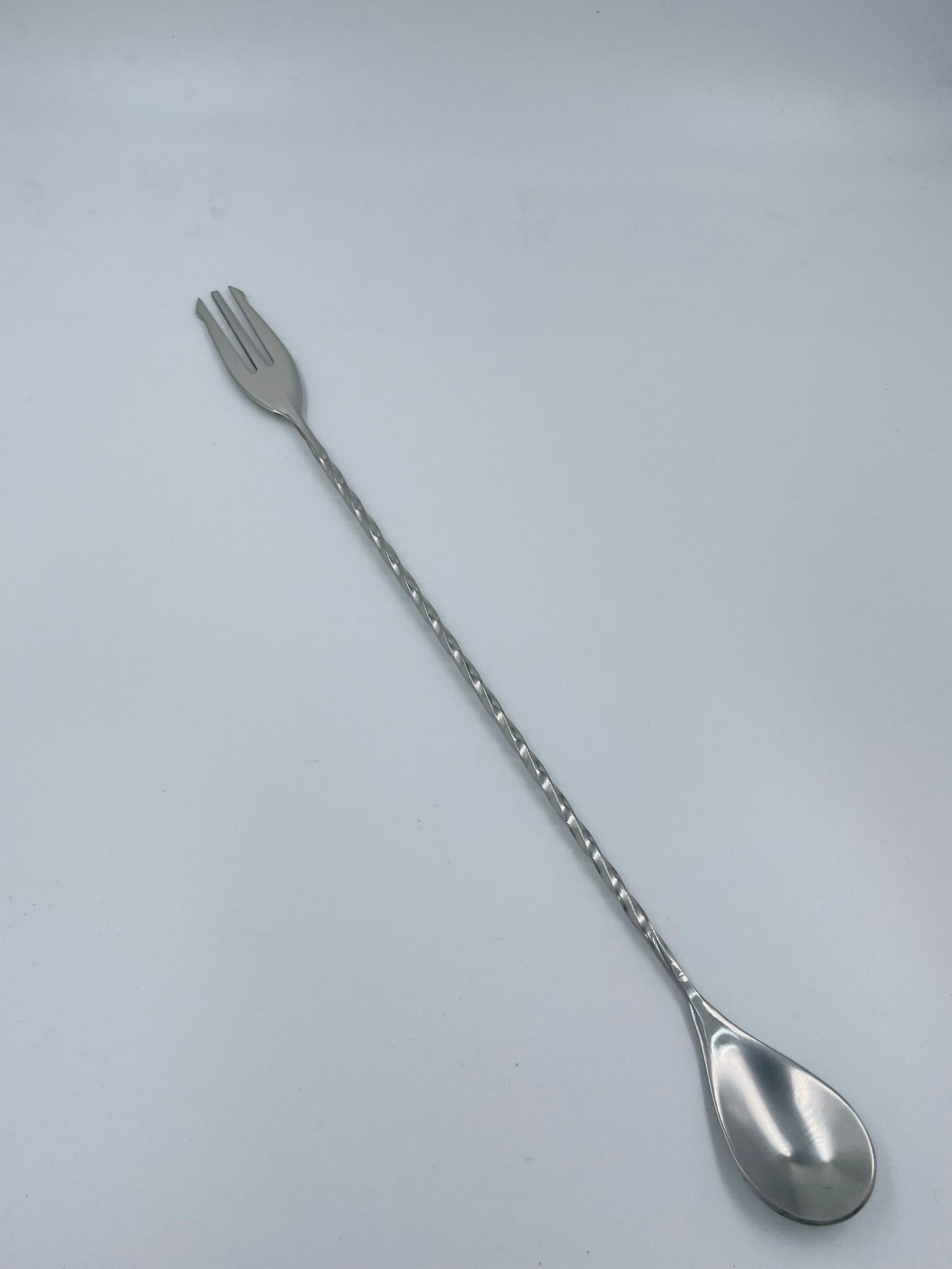 BARSPOON TRIDENTE 30 CM PLATA